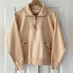 Aerie 3/4 Zip Pullover Sweatshirt Size XS